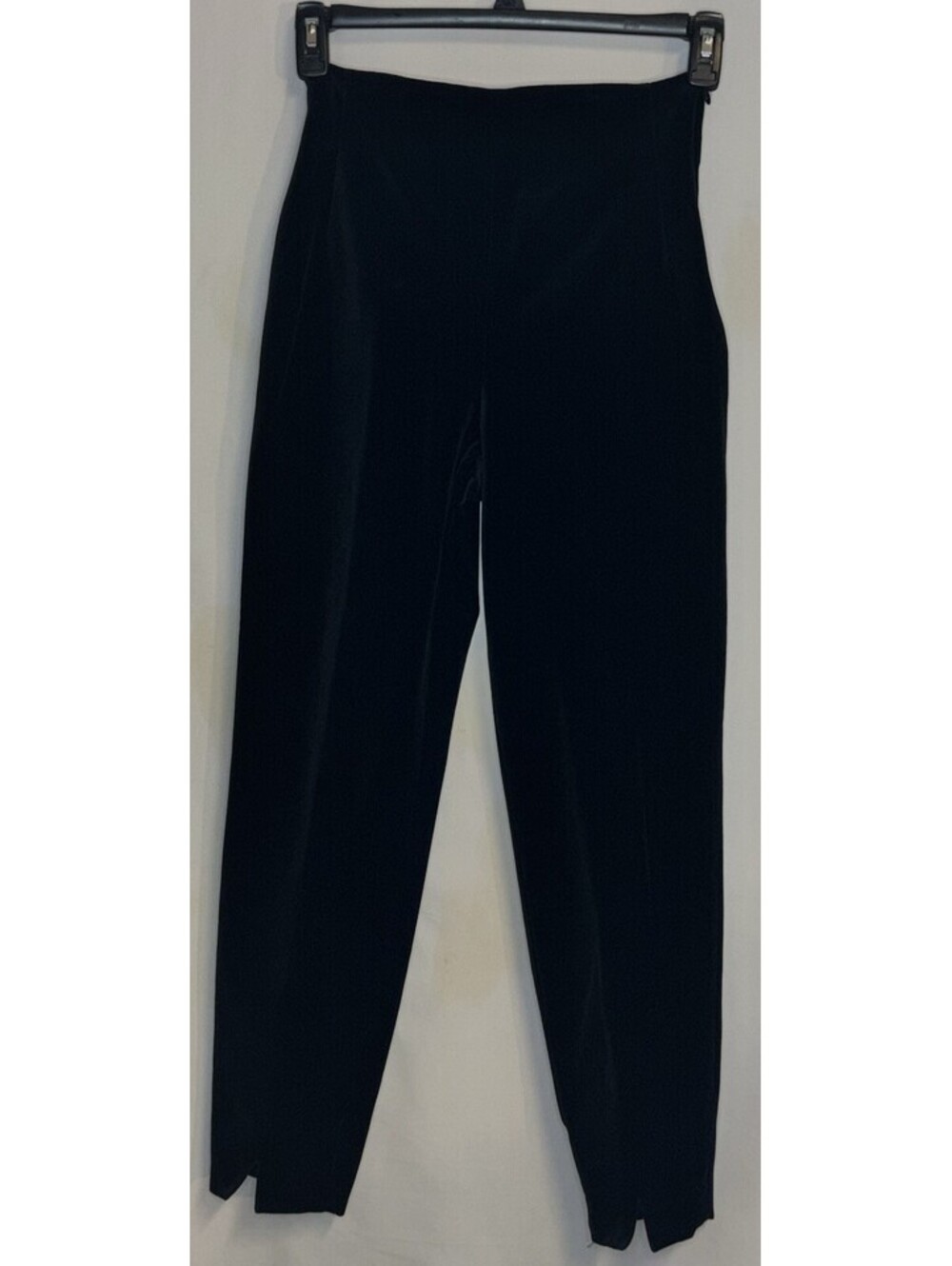 Vintage Mondi Gala Black Velvet High Waisted Pants Made in W Germany Size 6 38EU